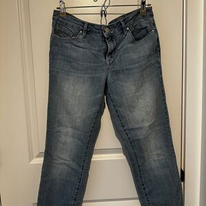 Jessica Simpson Light Wash Skinny Crop Jeans